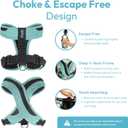 Gooby Comfort X One Dog Harness - Head-in Dog Harness for Dogs - Escape-Free & Choke Free - Breathable Mesh, Shock Absorbing, Easy Snap & Swivel Buckles - Seattle Blue, Large