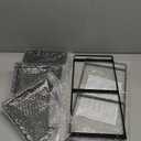 Dorhors 3-Tier Corner Bathroom Organizer Countertop for Storage,Vanity Tray,Wood Counter Organizer for Kitchen,Bathroom,Dresser (Black)