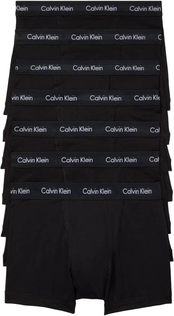 Calvin Klein Men's Cotton Stretch 7-pack Trunk (Medium)