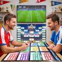 World Cup Schedule Poster 2026, 2 PCS 40.5"28.7" Large Tournament Record Wall Charts Includes Markers, Football Poster Great 2026 World Cup Merchandise Gift for Soccer Party, Home, Office & Bar Decor
