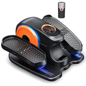 ACM Under Desk Elliptical Machine, Seated Exercise Equipment for Seniors Home Fully Assembled, Portable & Quiet Pedal Exerciser with Remote Control, Sitting Strength Fitness Master Gym Mini Bike