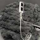 Heated Throw With Digital Controller, 50x60 Gray