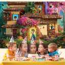 7x5FT Magic House Backdrop,Magic Movie Background Magical House Banner Party Decor Cartoon Theme Birthday Party Backdrop Supplies for Girls