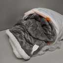 Electric Heated Blanket 72"x84" Full Size - Flannel & Sherpa Fabric Dual-Sided, 6 Heat Settings & 1-10 Hours Auto Off, Soft & Cozy Warming Throw for Home, Office, or Bed, Machine Washable, Light Gray