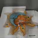 Sun And Blue Moon 3D Mosaic Celestial Face Decor Indoor Outdoor Wall Art Plaque Sculpture Mount For Inside Home Living Room Bedroom Bathroom Kitchen Or Outside Patio Fence Porch,11.5X11.5 inch