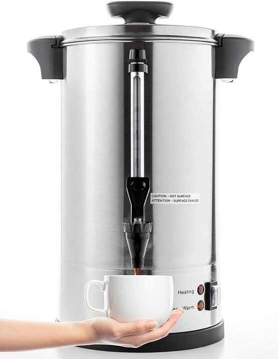 Commercial Customer Stainless Steel Coffee Percolator Electric 220v Coffee Catering Urn Coffee Maker for Sale