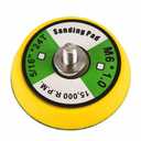 3-Inch Dual-Action Hook & Loop Fastener Flexible Backing Plate, 3" Polishing Pad with 5/16"-24 Threads