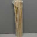 HOPELF 25pcs Bamboo Dowel Rod Assortment - 1/4 x 17.5 Inch, Wooden Sticks for DIY Crafts
