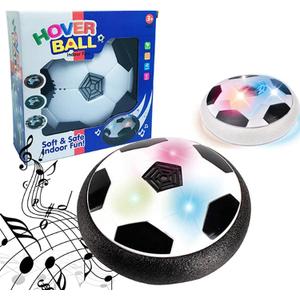 Hover Soccer Ball, Hover Ball with Music & LED Lights and Soft Foam Bumpers to Protect Furniture, Kids Toys for 2-16 Year Old Boys/Girls, Excellent Indoor Fun