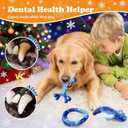 Furdog 3Pack Dog Toys for Aggressive Chewers Dog Chew Toy Tough Dog Toys to Keep Them Busy Bacon Flavor Teething Chew Toys & Dental Health for Large Medium Small Breeds (Blue)