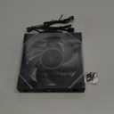 Jungle Leopard Interstellar V4 140mm Case Fan|Computer Cooling PC ARGB CPU Cooler Daisy Chain Fan|Three-Mode Digital Display|Infinity Mirror Design|600-2100 4Pin PWM Control(Black-1Pc)