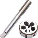 M12 x 1.25 Metric Thread Tap and Die Set, M12 x 1.25mm High-speed Steel Machine Tap Die Set Right Hand