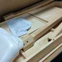 Solid Wood Desk with Drawers, Small Computer Desk for Small Spaces, Gaming Study Home Office Desks for Work, Student PC Desk for Bedroom, Escritorios para Cuartos (Wood Color, 47inch)