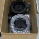 QIBOX Snow Cone Machine & Smoothie Blender 2 in 1, 700W Powerful Shaved Ice Machine Slushine Machine, Healthy Frozen Drink Maker with Stainless Steel Blade & Smoothie Recipe, for Home Kitchen Party (Black)