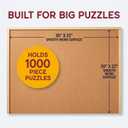 1000 Piece Puzzle Board with Drawers and Cover - 4 Drawers, Wooden Jigsaw Puzzle Table | 30” X 22”| Jigsaw Puzzle Board - Portable Puzzle Tables for Adults and Kids by Beyond Innoventions