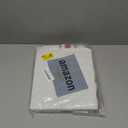 Lush Decor Farmhouse Stripe Cotton Shower Curtain, 72" W x 72" L, Red - Striped Bathroom Curtain - Fabric Shower Curtains - Farmhouse Bathroom Decor