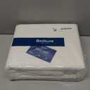 Bedsure 100% Washed Cotton Duvet Cover King Size - Natural White Minimalist Cotton Duvet Cover Linen Like for All Seasons - GentleSoft Plain Simple Bedding (Natural White, King, 104"x90")