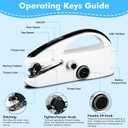 Handheld Sewing Machine, Portable Mini Sewing Machine for Beginners Adults, Easy to Use & Quick Home Clothing Repair Tools, Suitable for Sewing Fabrics, Clothes, Curtains, Family Travel, DIY QQ1