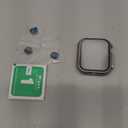 Suoman for Apple Watch 44mm Tempered Glass Screen Protector Case, [Looks Like Ultra] All-Round Durable Hard PC Protective Cover for iWatch Series 6/5/4/SE 3/SE 2/SE 1 (Black-44mm)