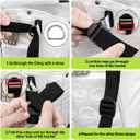 Golf Bag Straps Replacement Golf Adjustable Waterproof Star Golf Bag Backpack Straps Double Shoulder Golf Bag Carry Strap for Taylormade Callaway and More