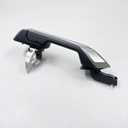 Rear Left Driver Side Exterior Door Handle Chrome with Black Painted Compatible with Honda Odyssey 2011