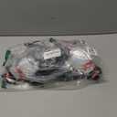 LIGHTSHINE 3PCS Snowman Shape Solar Christmas Lights Decorations, Solar Landscape Pathway Stakes Lights, Outdoor Christmas Decor for Garden, Yard, Patio, Porch (White)