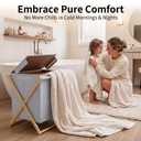 JANVONP Foldable Towel Warmer, 40L Extra Large Capaticy, Saving Space