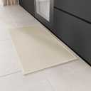 Hargiis Kitchen Rug, Rubber Non Slip Kitchen Rugs Washable, Absorbent Runner Mat for Floor, Machine Washable Standing Mats for in Front of Sink, Door, Laundry, Entryway, Hallway (Beige, 30" 17.3")
