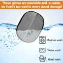 Pet Hair Removal Glove, Pet Flat Tooth Comb, 2Pcs, Pet Grooming Glove and Undercoat Rake Deshedding Tool Set for Dogs Cats Hair Removal Brush Kit for Shedding Control, Magic Brush