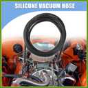 4.5 Meter 14.76ft Black Silicone Air Hose Pipe Tubing 7mm OD 3mm ID for Car Replace Parts Vehicle Components