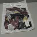 Balloons Burgundy Black Silver, Wine Red Black Party Balloon Maroon Metallic Chrome Silver Balloons and Silver Confetti Helium Latex Balloons for Birthday Bridal Shower Wedding Party Decorations