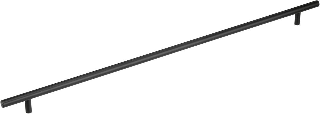 Amerock Bar Pulls 18-7/8 inch (480 mm) Center to Center Matte Black Cabinet Pull, BP19016MB