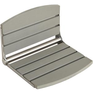 17.5" Folding Shower Seat Wall Mounted,Foldable Shower Bench,Fold Down Shower Seat,Folding Shower Seat Bench,Wall Mount Shower Seat Bench Chair (Grey)