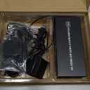 4K KVM Switch 3 Monitors 2 Computers Triple Monitor Displayport and 2 HDMI USB 3.0 KVM Switches 4K@60Hz,Support Extended/Mirror Mode Share 3 USB 3.0 Ports with Desktop Controller, Adapter Included