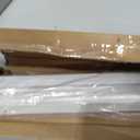 1" Cordless Mini Blinds 25" W x 48" H, White Vinyl Blinds, Horizontal Light Filtering, Window Blinds for Indoor Windows, Office, Kitchen, Bathroom and Living Room.