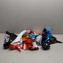 Large Astronaut Space First Balloons Set, Blue Number 1 Space Birthday Balloons Airship Planet Rocket Galaxy Foil Balloons for Outer Themed 1st Party Decorations 8 Pcs