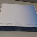 MakeFit Dual Filtered Rain Shower Head Combo, High Pressure Handheld Shower Head with Adjustable Bar - Rainfall Shower Head And Showerhead with Filter for Hard Water - Removes Chlorine (8 Inch Filtered, Matte Black)