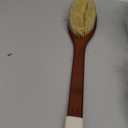 ICANdOIT17.71Inch Natural Stiff Sisal Bristles AntiSlip Curved Long Handle Bath Brush,Bent Handle Shower Scrubber for Exfoliating,Shower Back Brush