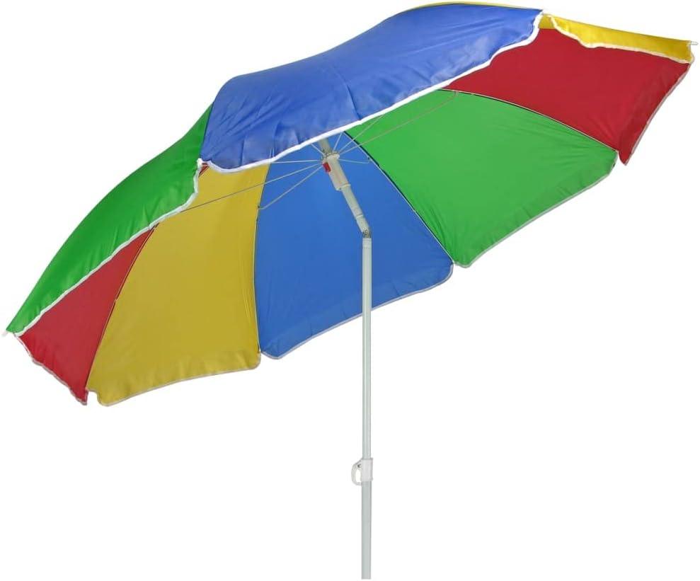 Parasols Sun Protection Balcony, HI Parasol, 150 cm, Multicoloured, UV-Resistant Polyester Patio Umbrella, Garden Umbrella, Patio Umbrella, Table Umbrella Parasols