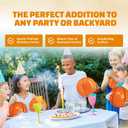 12-Pack Inflatable Basketballs 16-inch Beach Balls for Party Decorations