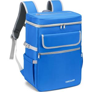 VKKZAAW Backpack Cooler Insulated Leak Proof 36 Cans,Cooler Backpack Insulated Waterproof for Men Women Beach Camping Lightweight Cooler