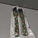 2 x Reflective Dog Collar, Cute Christmas Style Dog Collar for Small Dogs, Soft Nylon Puppy Collar for Boy and Girl Female Dog, Adjustable Heavy-Duty Pet Collars with Quick Release Buckle, Green (S (Neck 10-16", Width 3/4"))