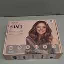 5-in-1 Hot Air Styler Wrap, High-Speed Hair Dryer Brush Blow Dryer with 2 Auto Wrap Curlers for Curling, Straightening, Volumizing, Fast Drying & Frizz-Free Styling for All Hair Types