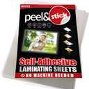 Huntz Self-Adhesive Laminating Sheets, Letter Size(9 x 12 Inches / 4 Mil), Clear, Pack of 50, HT-LMS50P