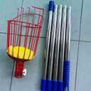 Foldable and Detachable Fruit Picker Harvesting Tool (2m splicing rod + fruit picker)