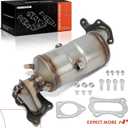 A-Premium Front Catalytic Converter with Gasket Kit Direct-Fit Compatible with Honda Civic 2016 2017 2018 2019 2020 2021, 2.0L, E.P.A. Compliant