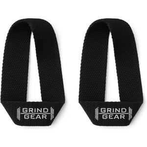Deadlift Straps, Professional Weight Lifting Wrist Straps, Multipurpose, Heavy Duty Cotton, Black