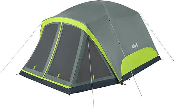 Coleman Skydome Camping Tent with Screened Porch & 5-Minute Setup, Weatherproof 6 Person Tent with Rainfly & Carry Bag, Made of PFAS-Free Materials, Style: 6-person, 
Product Dimensions	25"L x 9.5"W x 9.5"H
