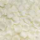 Ouddy Decor 5000 Pcs Rose Petals Artificial Flower for Valentine's Wedding Decor Romantic Night Event Anniversary Shower Engagement Party Home Decorations, Ivory