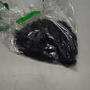 Water Wave Human Hair Clip in Extensions - Natural Black 1B Double Weft Kinky Curly for Black Women - 12 Inch 120g